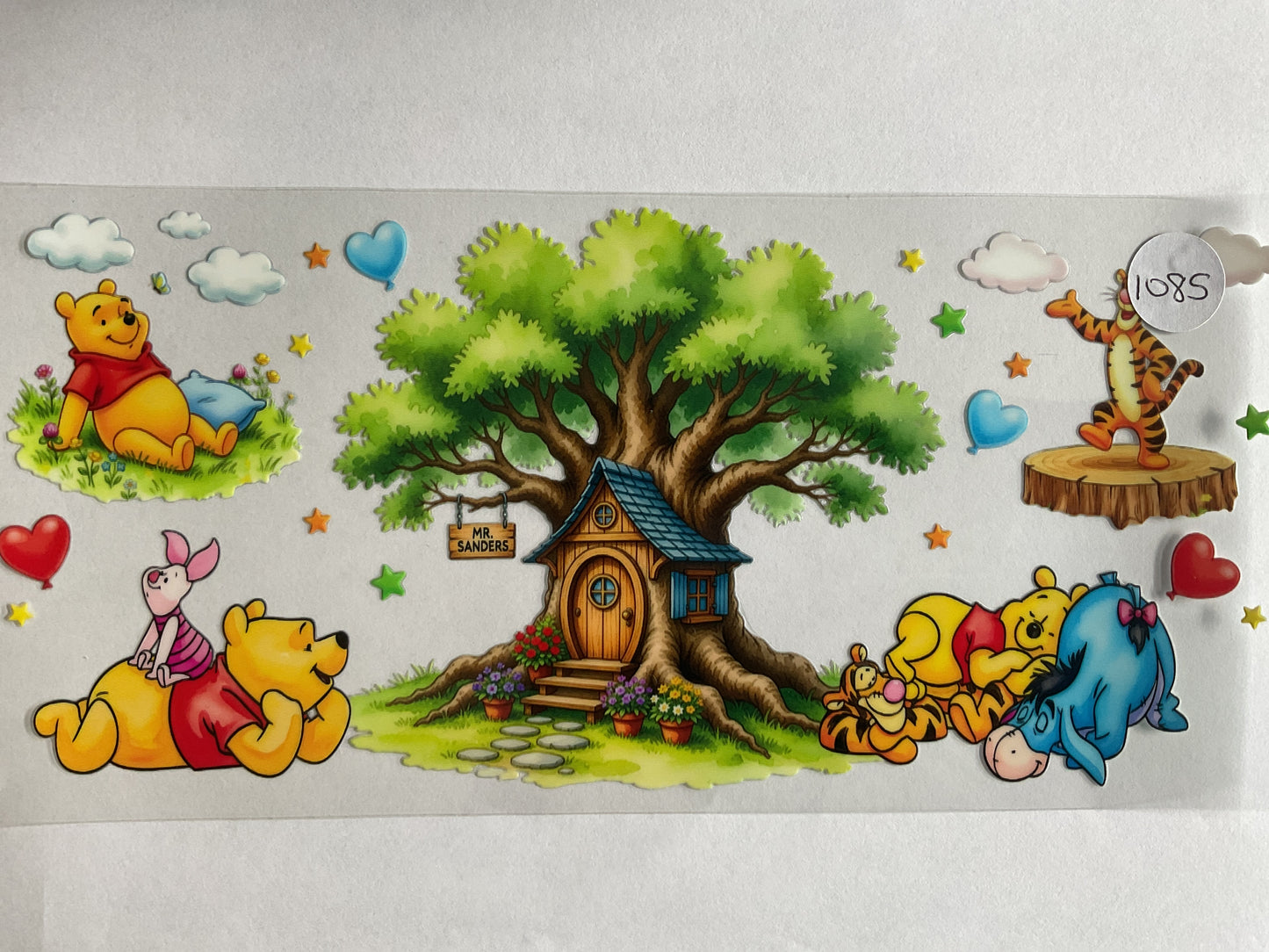 #1085 - Honey Bear & Friends - UV DTF