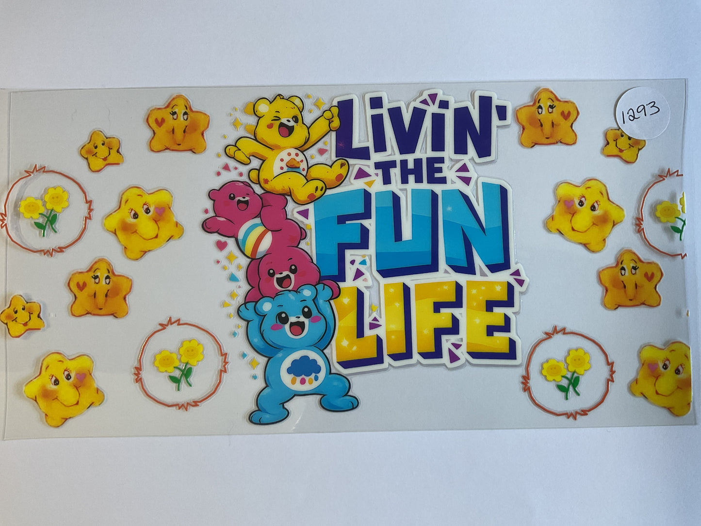 #1293 - KID’S UV DTF Tumbler Wrap