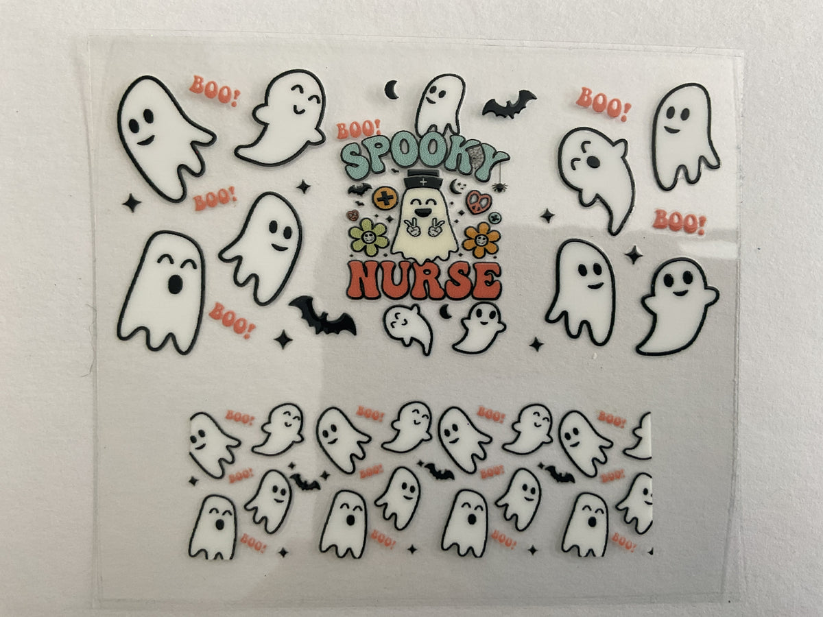 Halloween Spooky Nurse - Tumbler Keychain Wrap