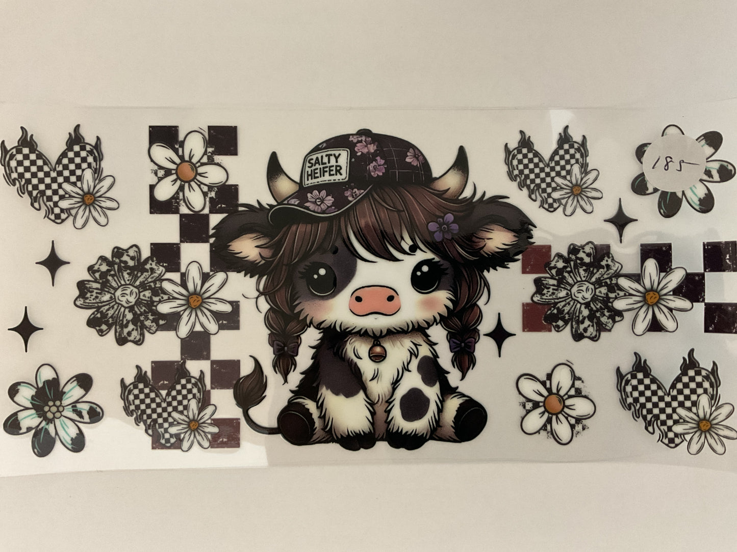 #185 - Cow - UV DTF