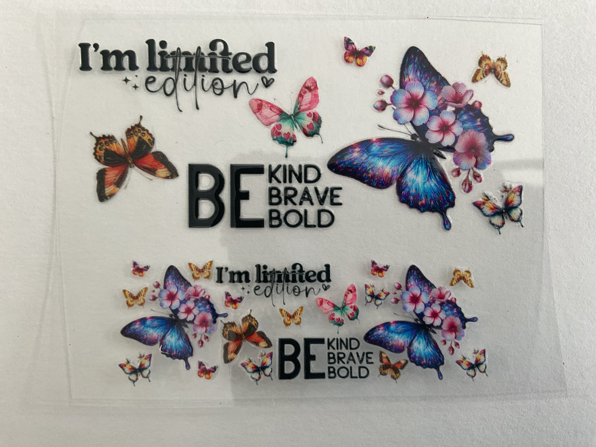 Be Kind Brave Bold - Tumbler Keychain Wrap