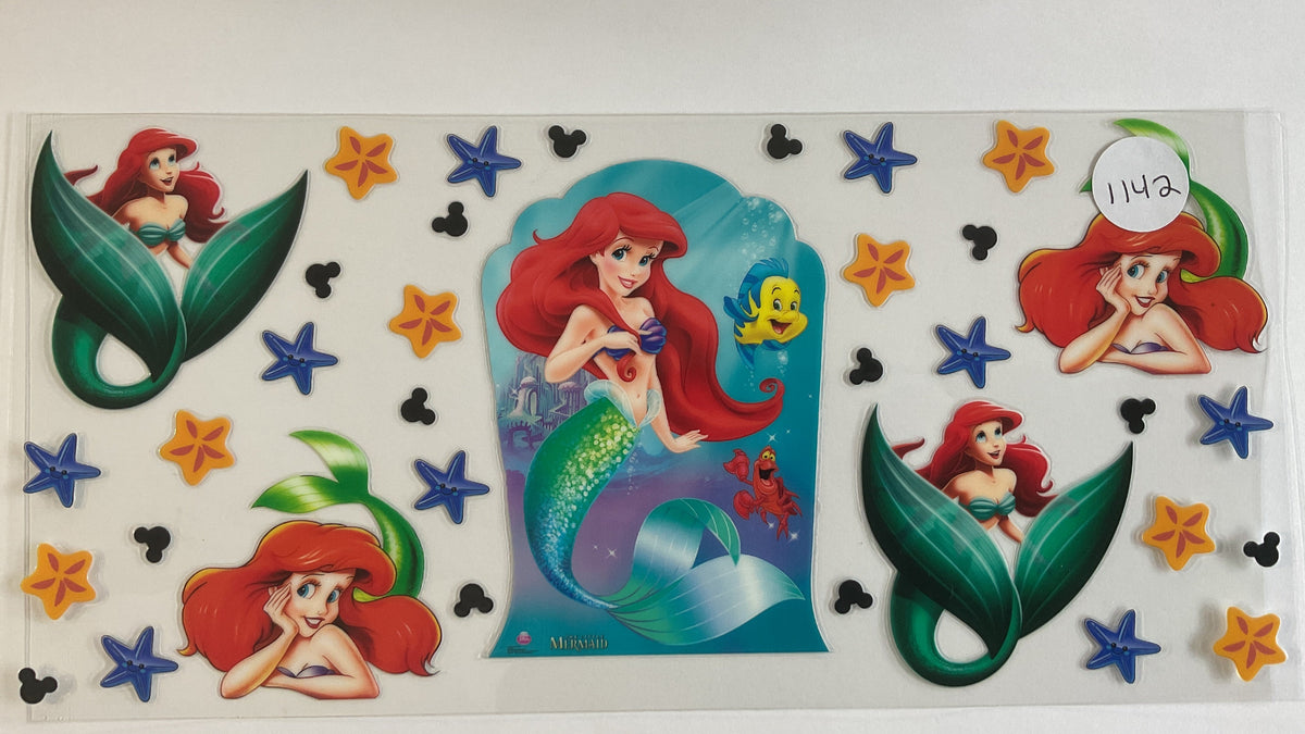 Mermaid - UV DTF Tumbler Wrap
