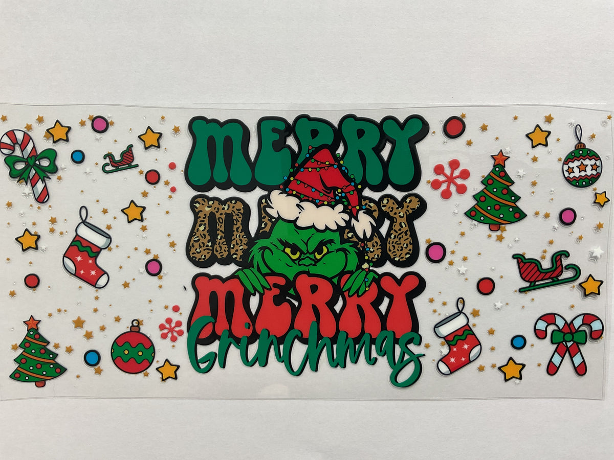 100C - Green Guy Christmas - Tumbler Wrap