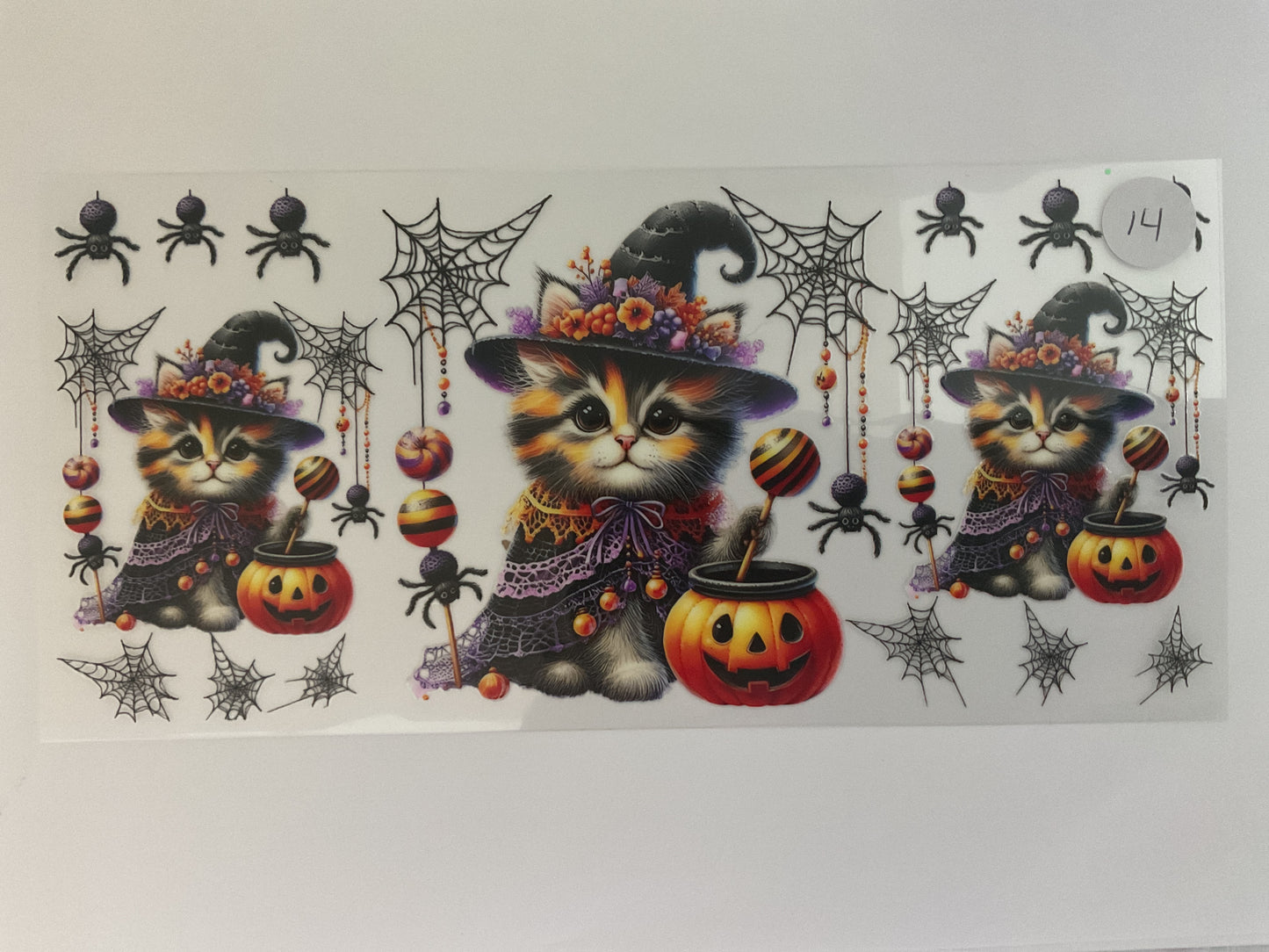 #14H - Cats Halloween - UV DTF