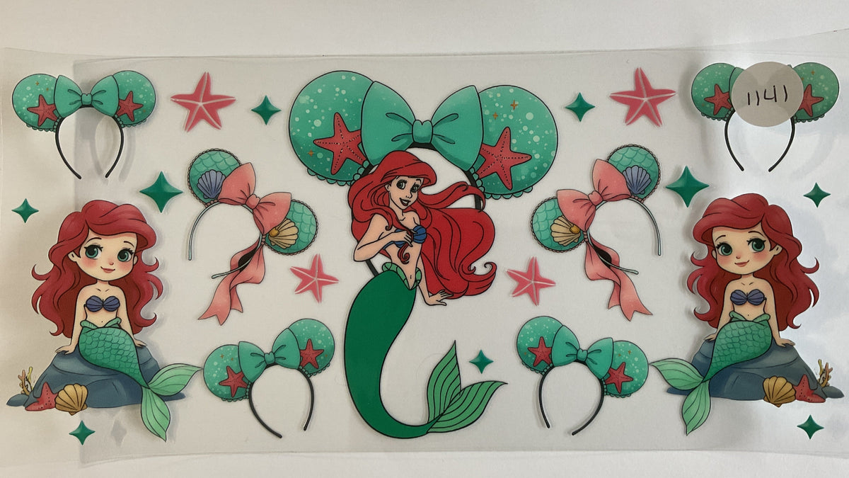 Mermaid - UV DTF Tumbler Wrap