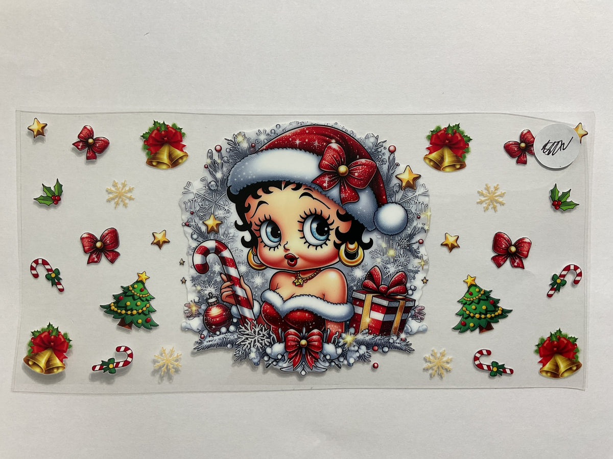 124C - Betty Christmas - Tumbler Wrap