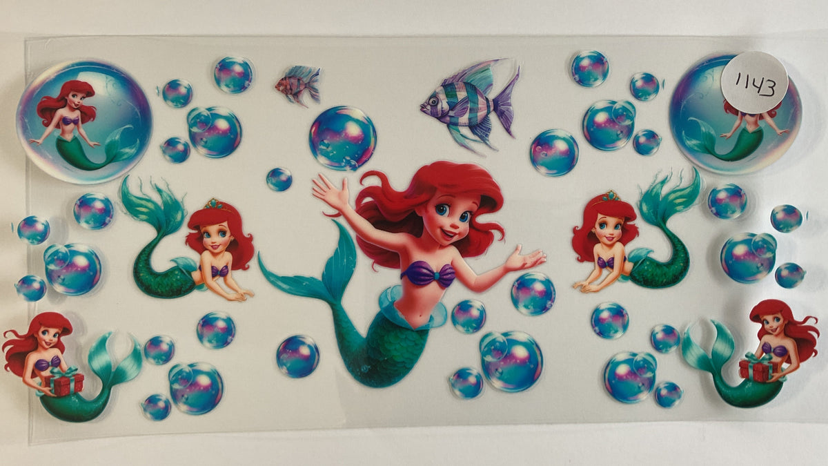 Mermaid - UV DTF Tumbler Wrap
