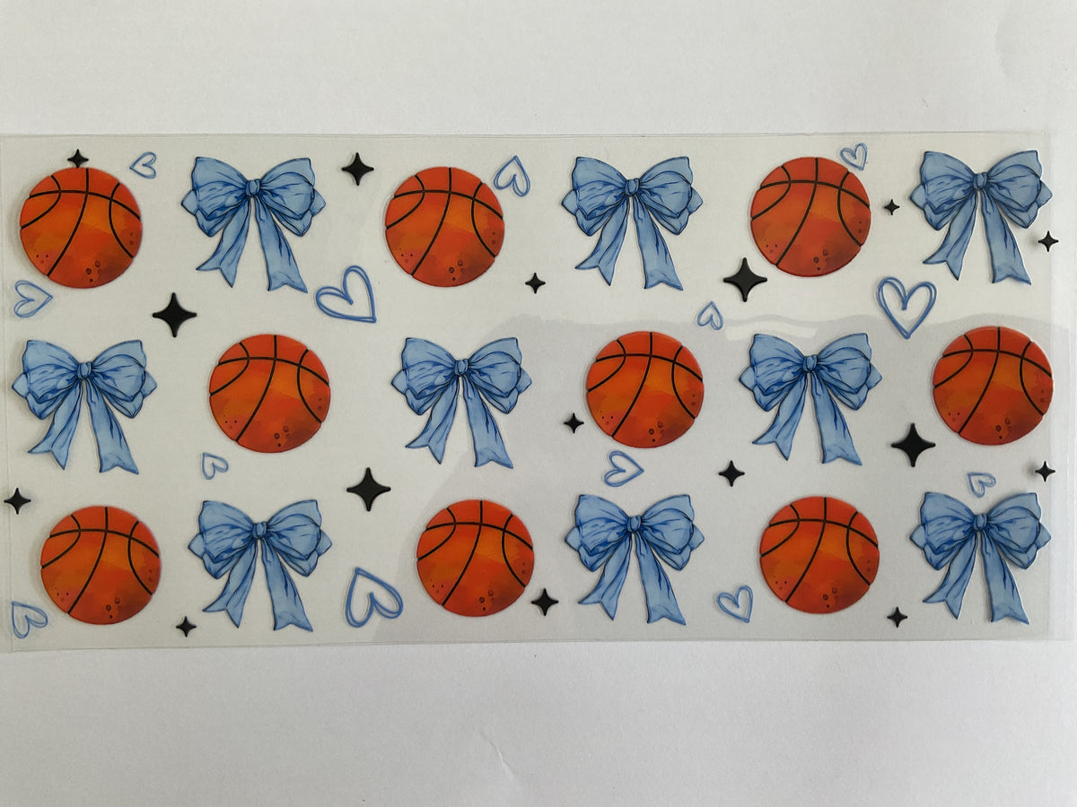 Basketball - UV DTF Tumbler Wrap