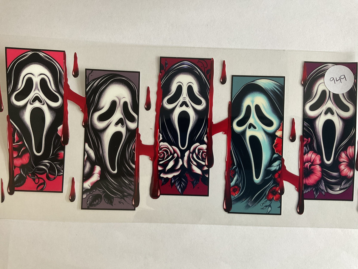 37H - Scary Movie Ghost - UV DTF