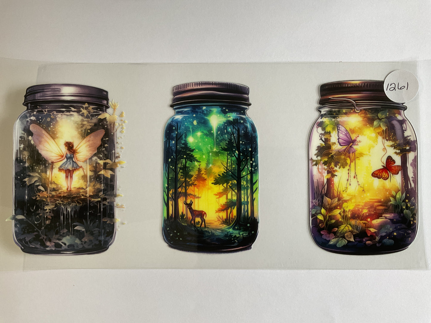 #1261 - FAIRY UV DTF Tumbler Wrap
