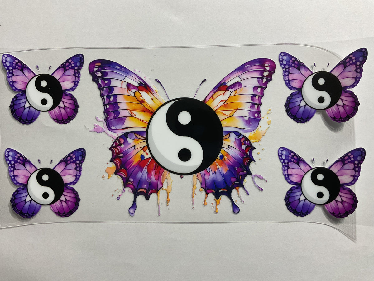 Butterfly Yin Yang - UV DTF