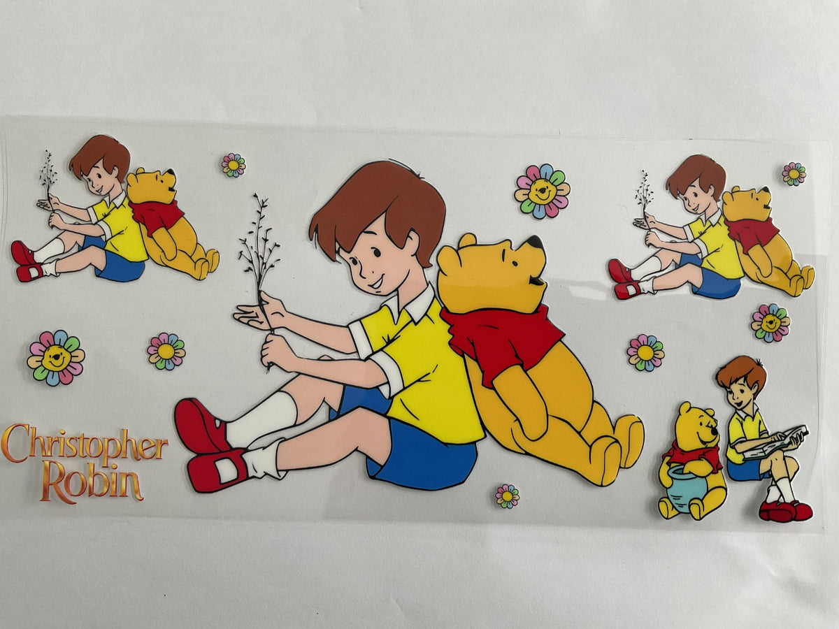 Honey Bear with Boy - UV DTF