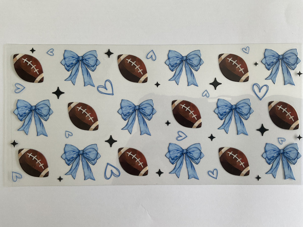 Football - UV DTF Tumbler Wrap