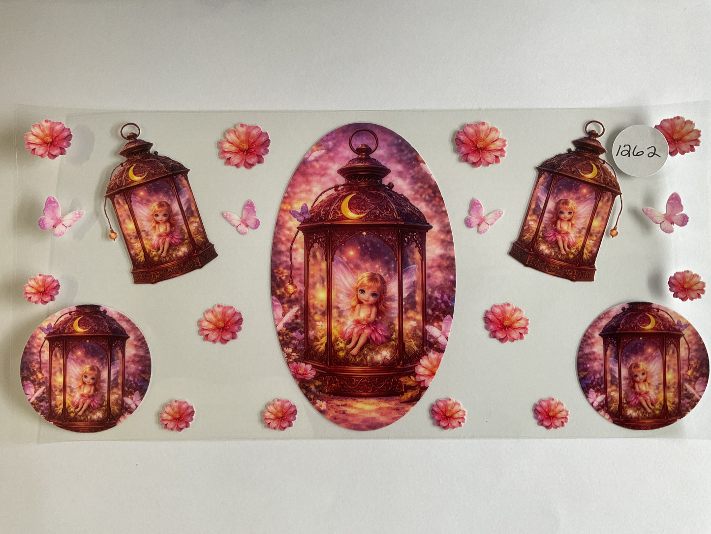 #1262 - FAIRY UV DTF Tumbler Wrap