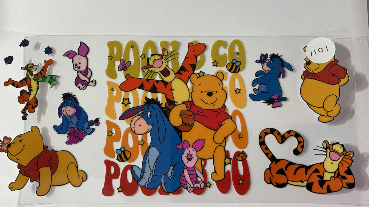 #1101 - Honey Bear Family - UV DTF