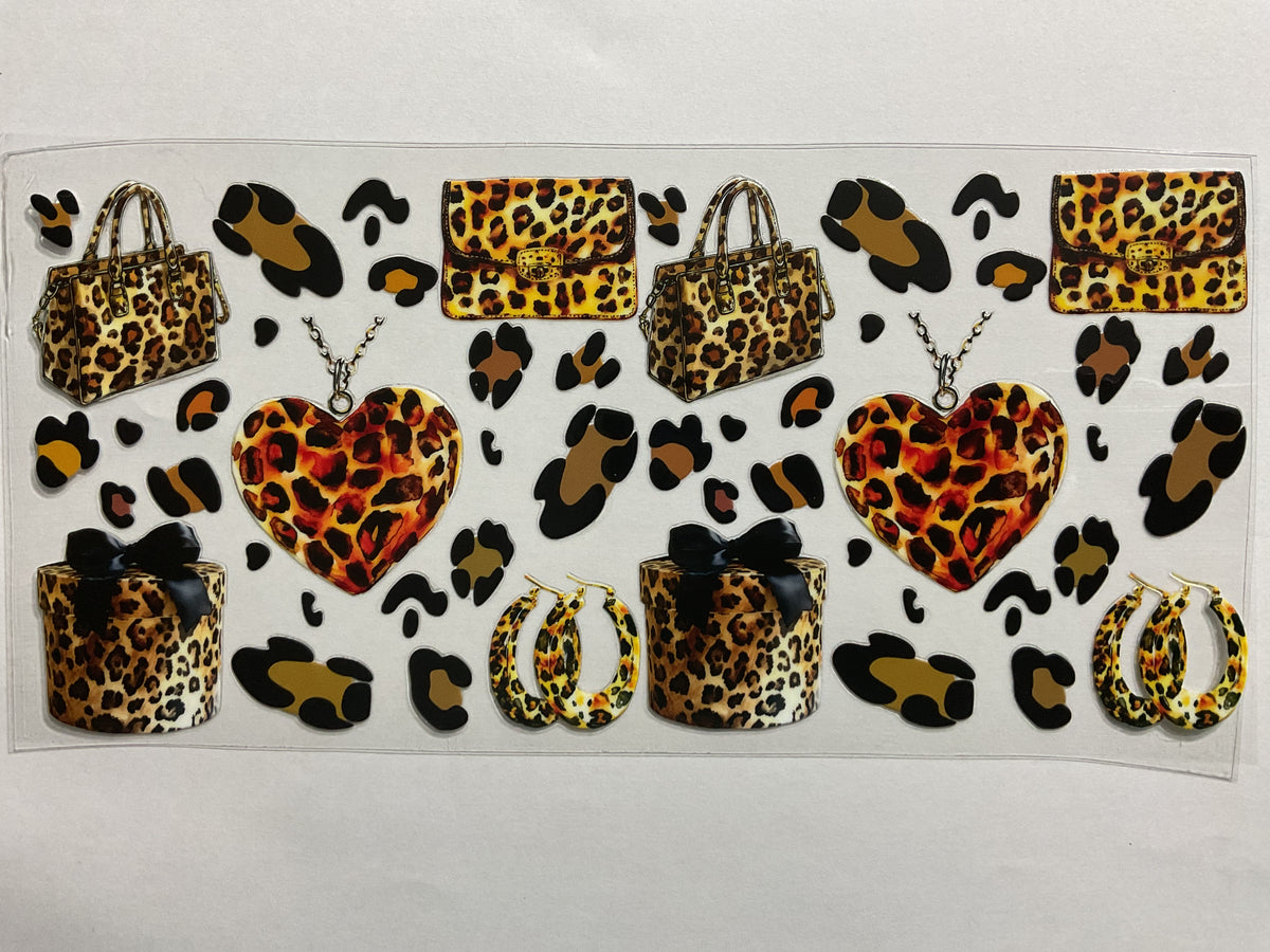 Leopard Print Bags - UV DTF