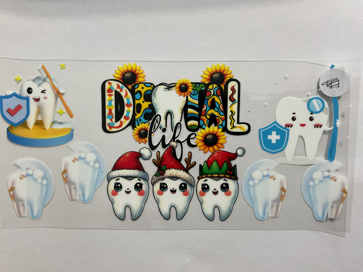 35C - Christmas Dental Life - Tumbler Wrap
