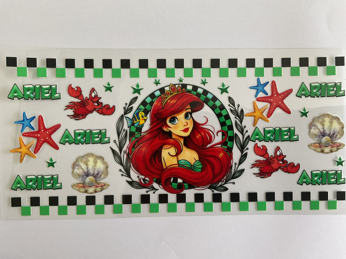 Mermaid Red - UV DTF