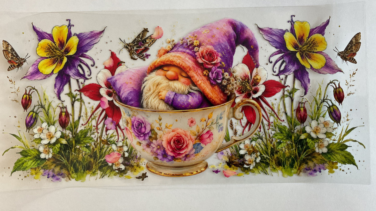 Gnome in Teacup - UV DTF