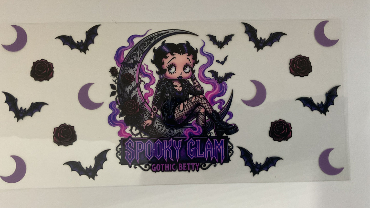 Spooky Betty - UV DTF Tumbler Wrap