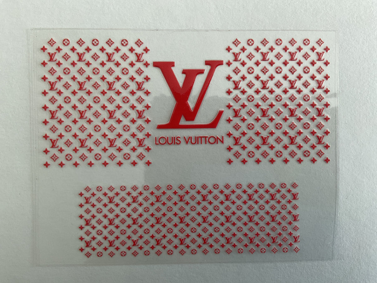 LV Red - Tumbler Keychain Wrap