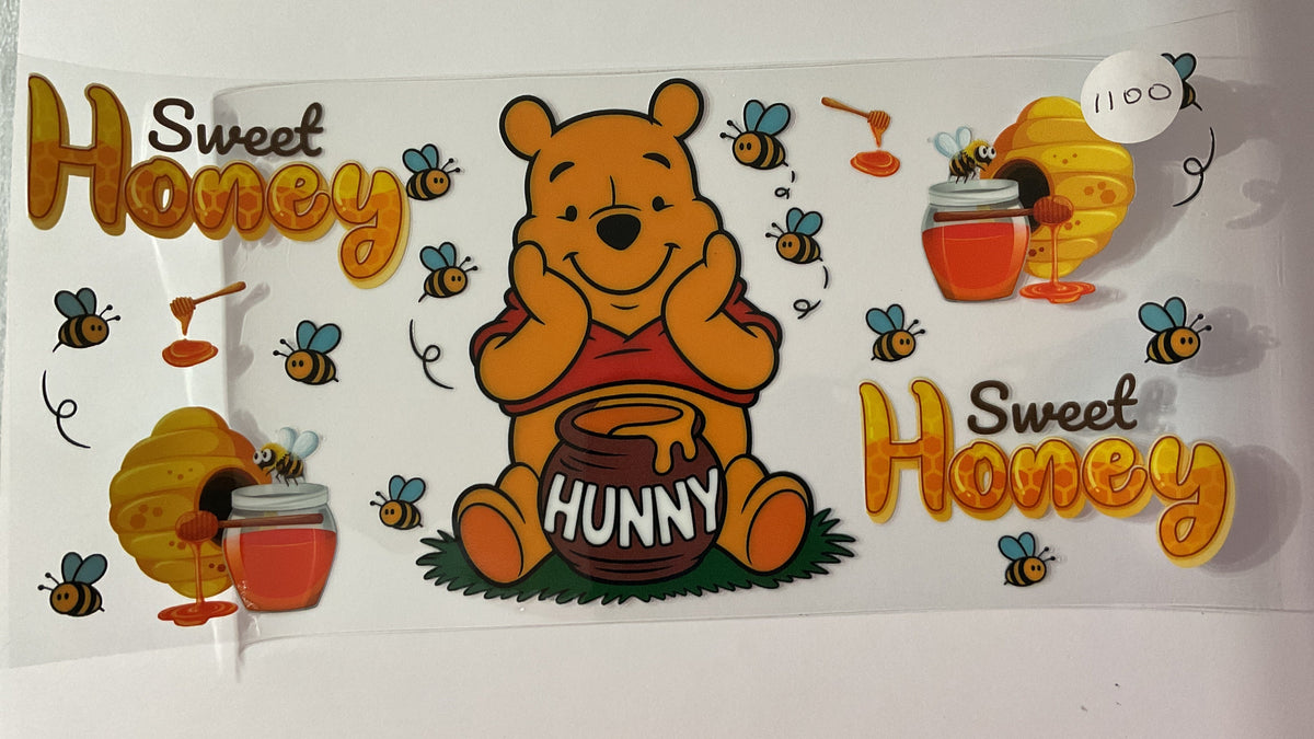 #1100 - Sweet Honey Bear - UV DTF