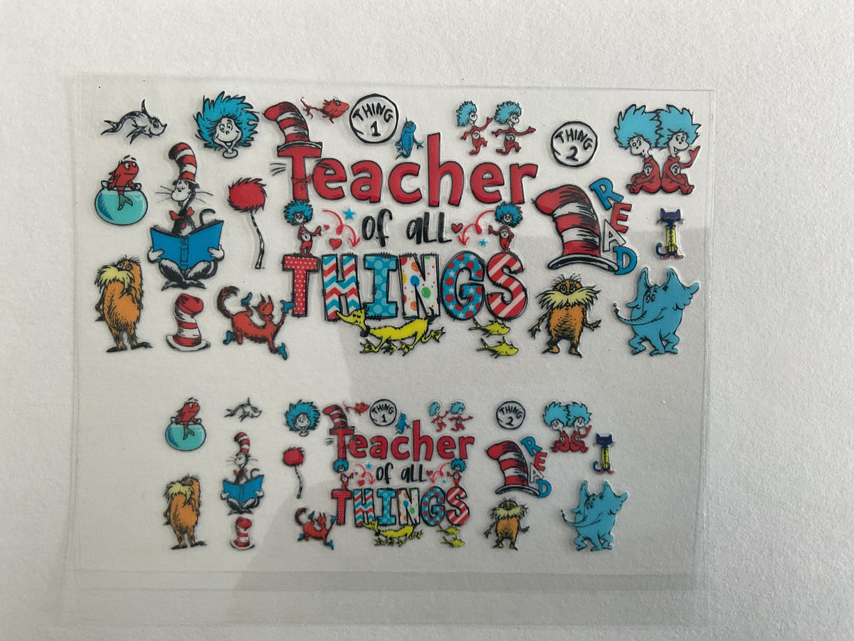 Teacher - Tumbler Keychain Wrap