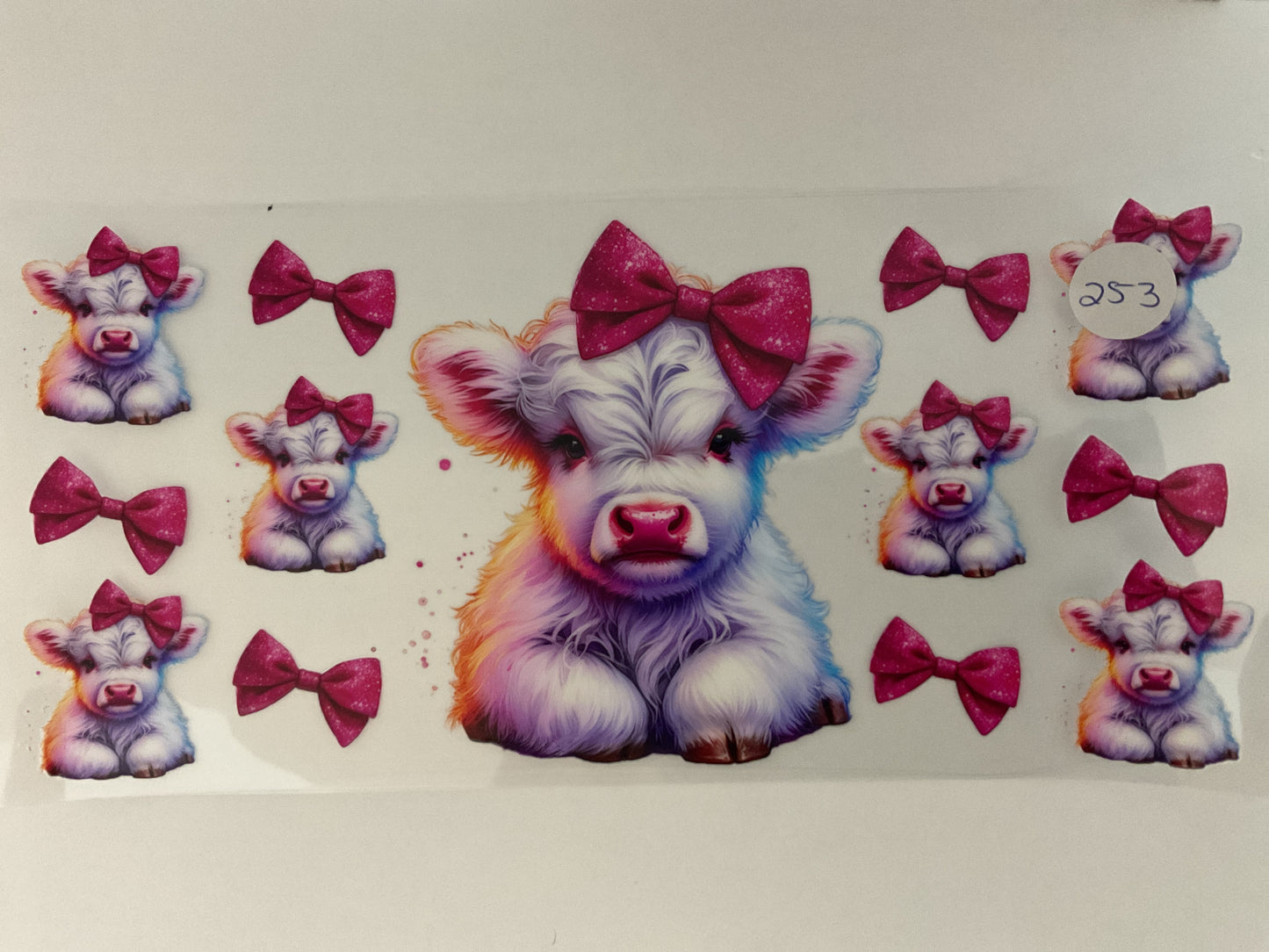 #253 - Cow - UV DTF