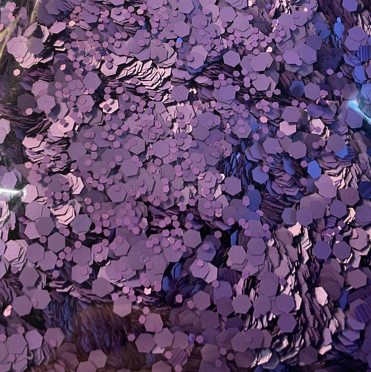 GLITTER Chunky - Purple Flat - Resealable 50g Bag