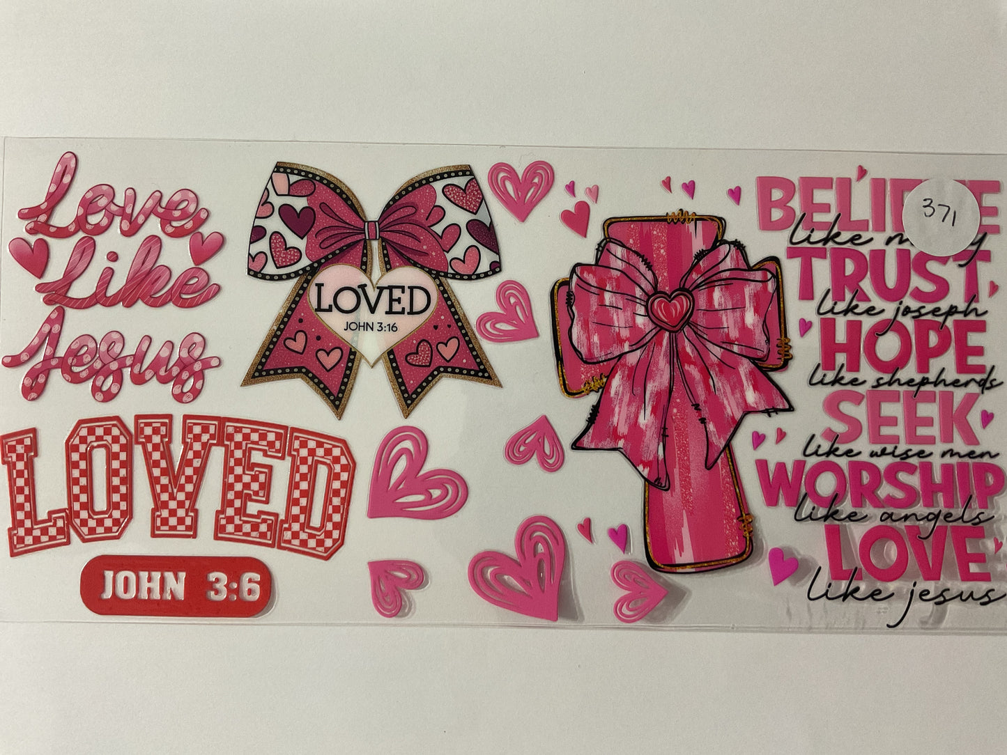 #371 - UV DTF Tumbler Wrap