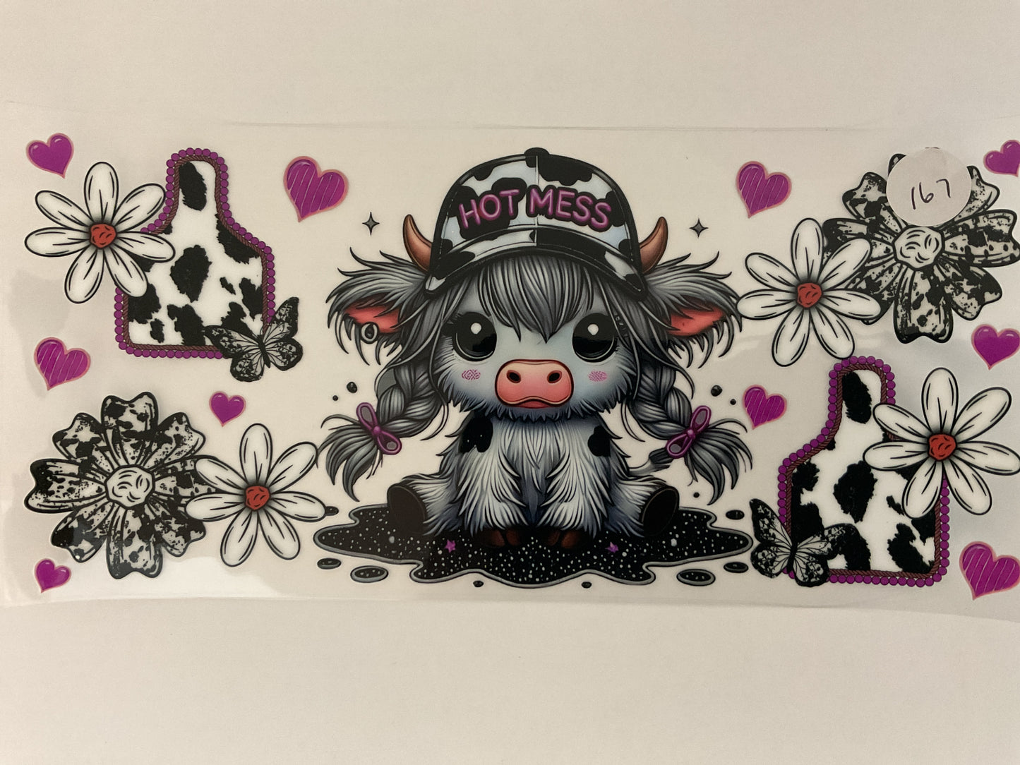 #167 - Cow - UV DTF