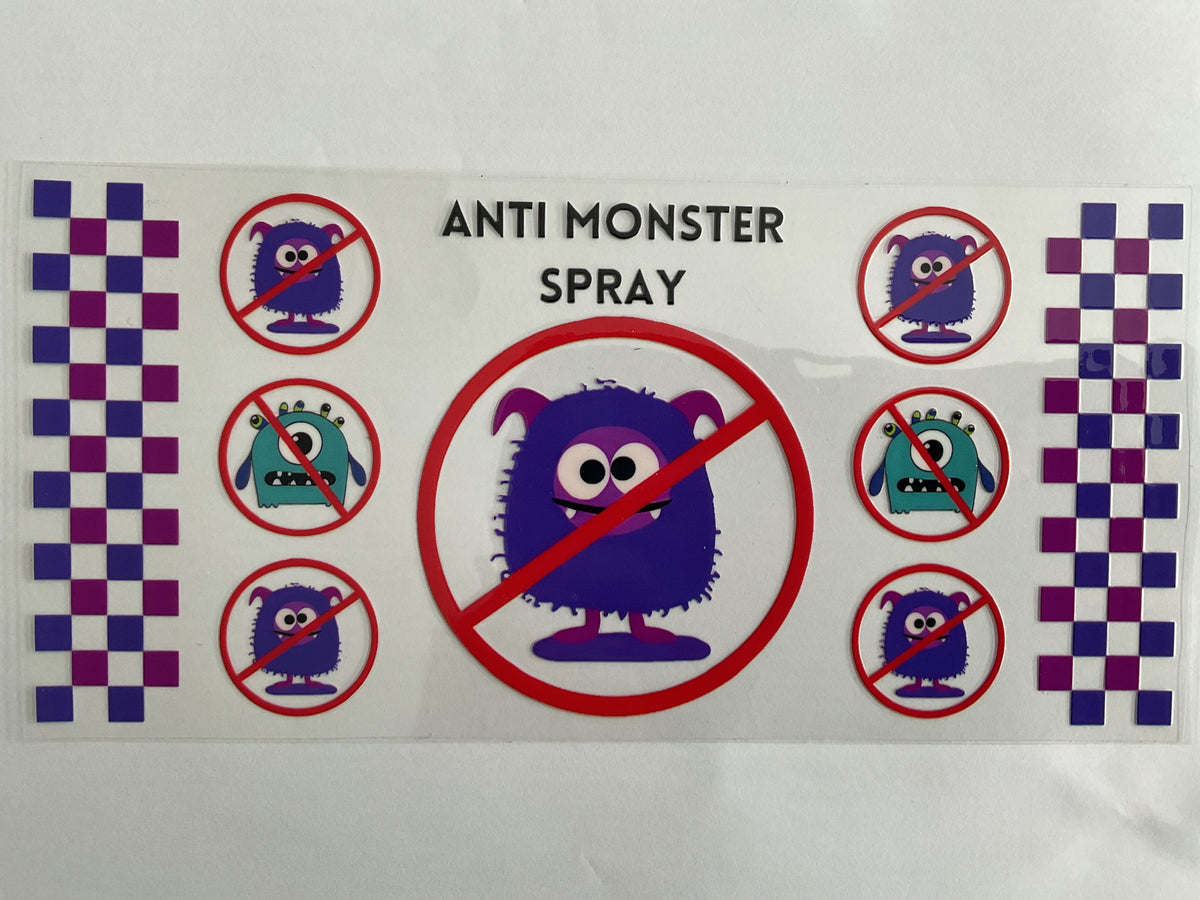 Anti-Monster Spray - UV DTF