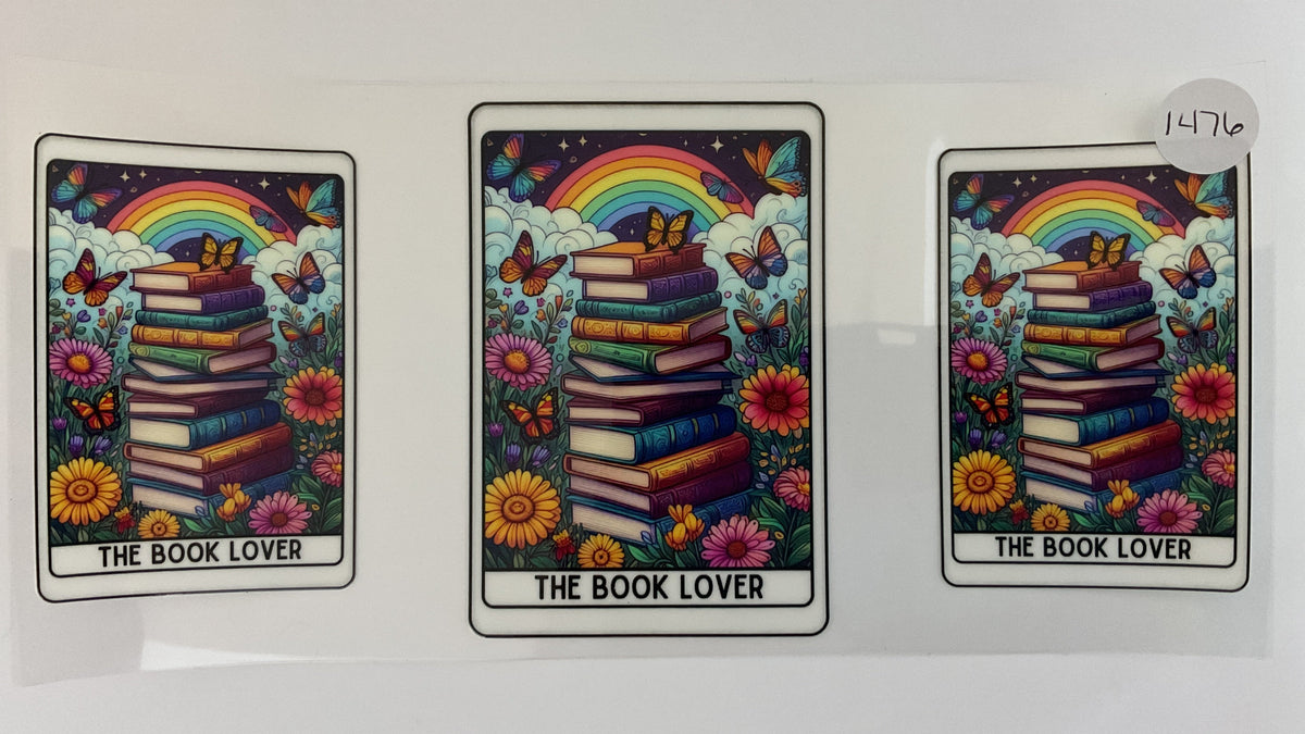 #1476 - Book Lover - UV DTF