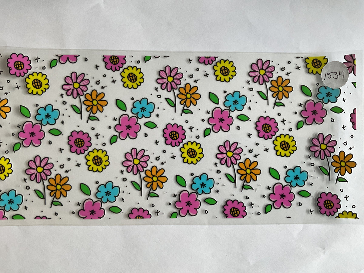 #1534 - Wildflowers - UV DTF