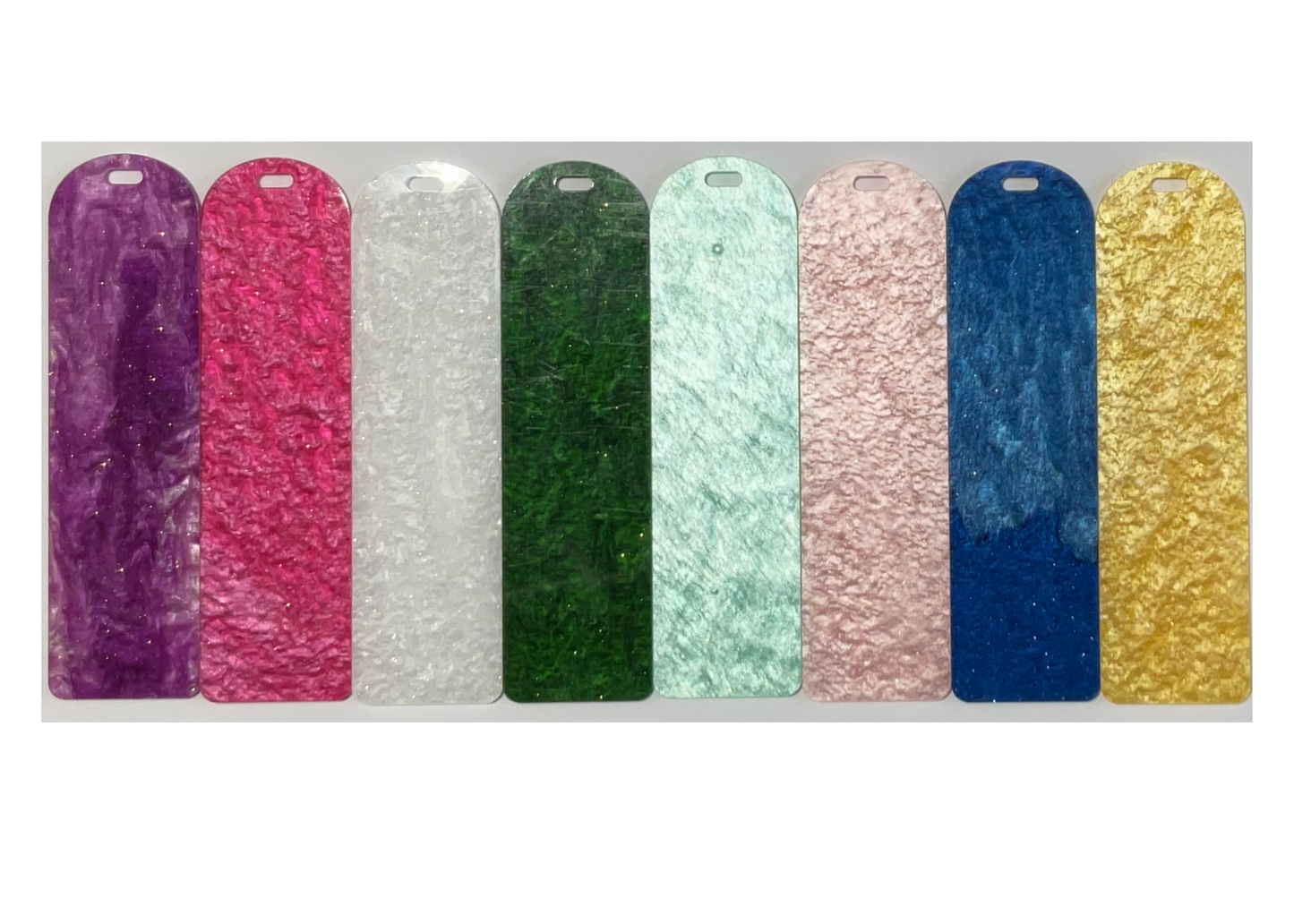 Acrylic Bookmarks - Mica Design with Specs of Glitter