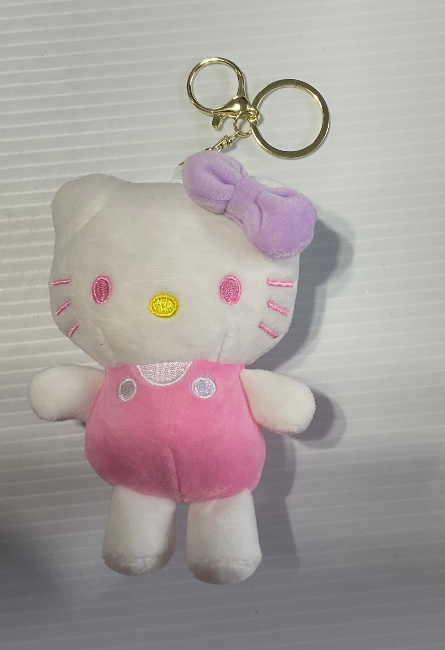 Pink Stuffed HK Keychain