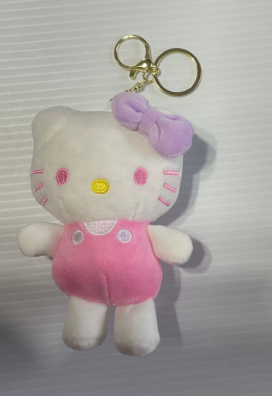Pink Stuffed HK Keychain