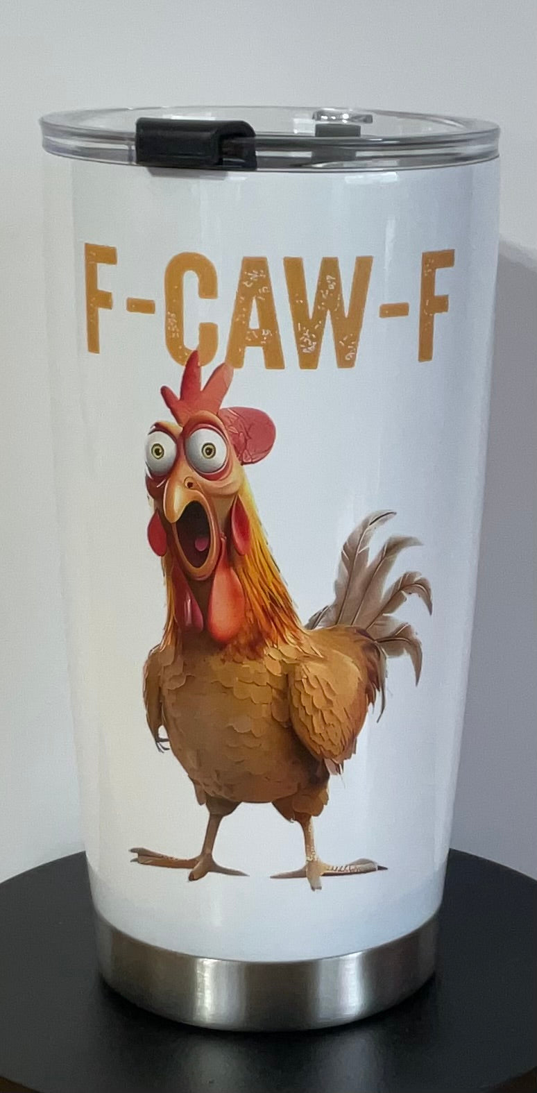24oz Stainless Steel F-CAW-F Sassy Travel Tumbler