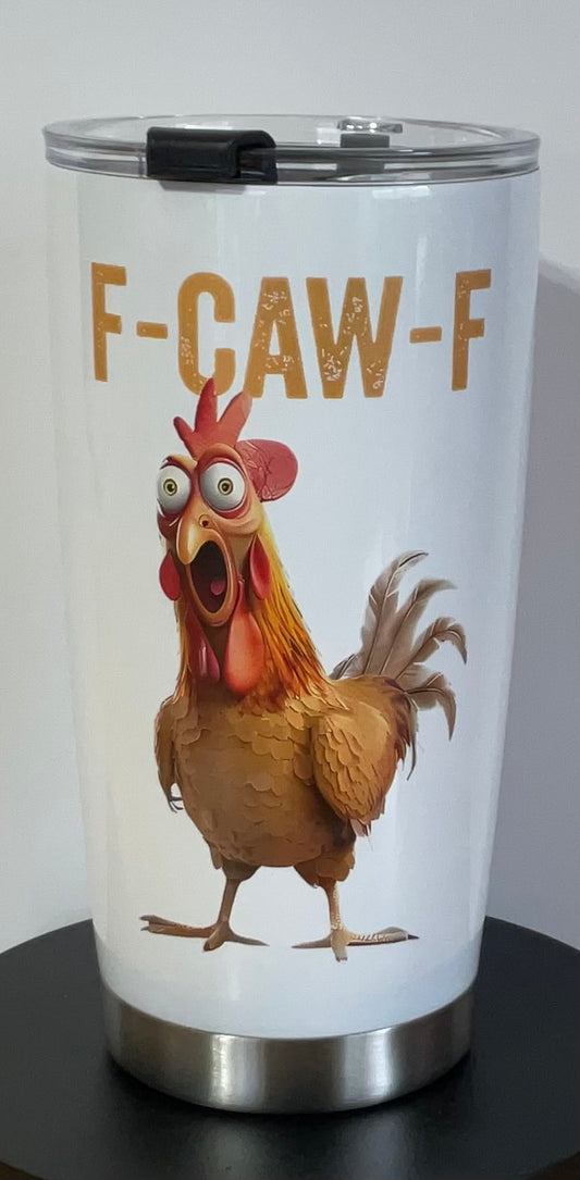 24oz Stainless Steel F-CAW-F Sassy Travel Tumbler