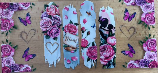 Mom - UV DTF Tumbler Wrap