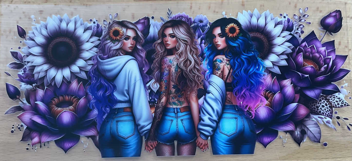 Tattoo Girls - UV DTF Tumbler Wrap