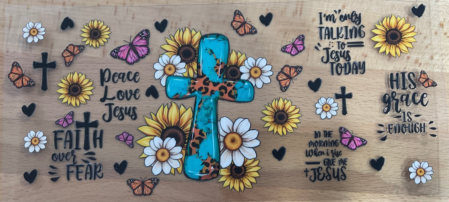 Faith - UV DTF Tumbler Wrap