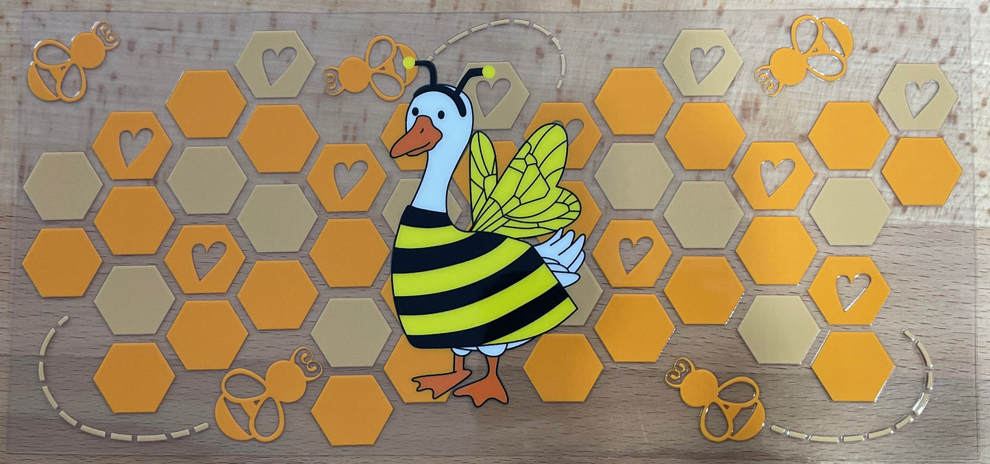 Goose Bee - UV DTF Tumbler Wrap