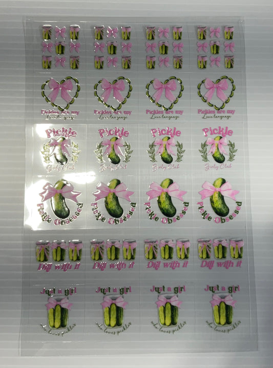 Pickles - UV DTF Kiss Cut