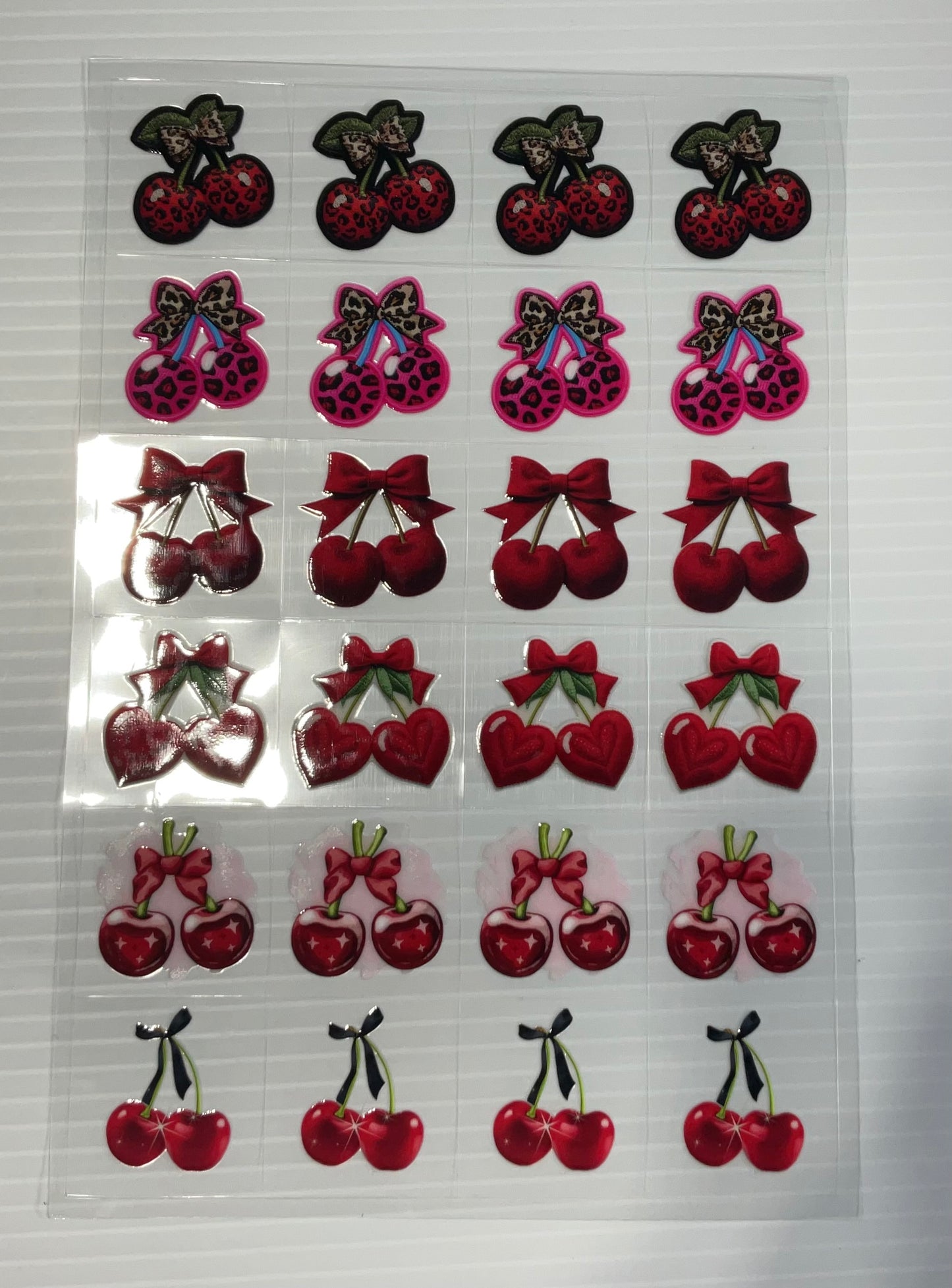 Cherries - UV DTF Kiss Cut