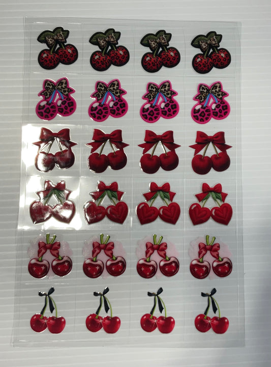 Cherries - UV DTF Kiss Cut