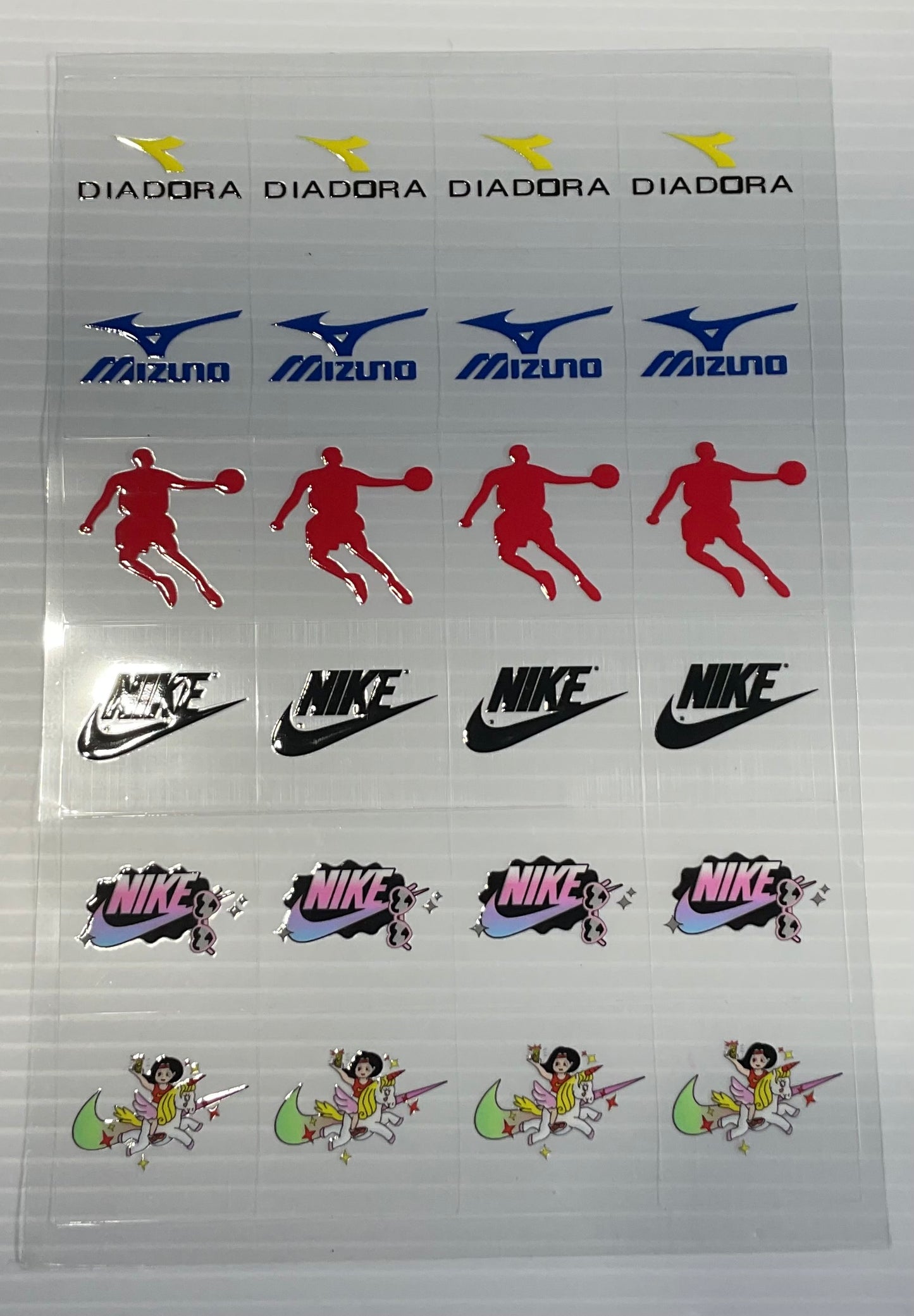 Various Sports Logos - UV DTF Kiss Cut