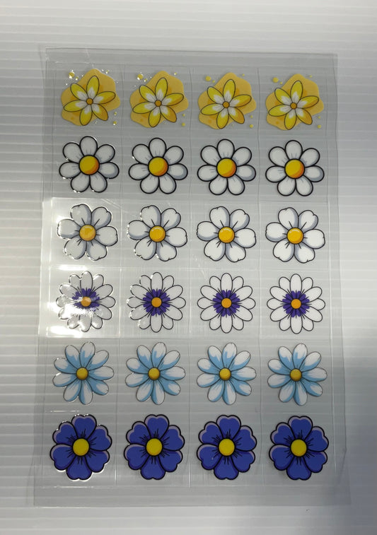 Flowers - UV DTF Kiss Cut
