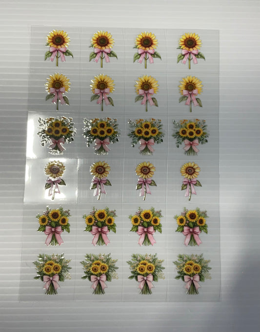 Sunflowers - UV DTF Kiss Cut