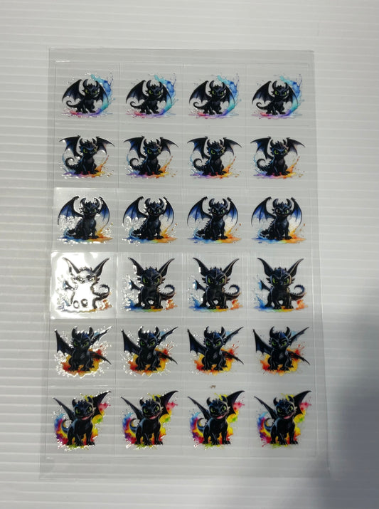 Dragon - UV DTF Kiss Cut
